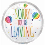 Μπαλονι Φοιλ 18 Sorry You're Leaving Multicolored  Script / 46 εκ