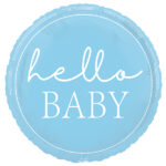 Μπαλονι Φοιλ 18 Hello Baby Blue - Μπλε / 46εκ