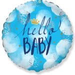 Μπαλόνι Φοιλ 18  Hello Baby Boy  / 46 εκ