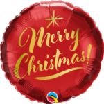 Μπαλόνι Φοιλ 9 Merry Christmas Gold Script 23 εκ
