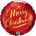 Μπαλόνι Φοιλ 18 Merry Christmas Gold Script 46εκ