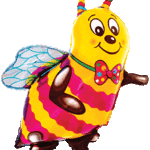 Μπαλόνι Φοιλ 14 Μίνι Σχήμα Μέλισσα / 36 εκ