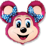 Μπάλονι Φοιλ Σχήμα Κεφάλι Lolly Mouse / 68 x 76 εκ - Ασυσκεύαστο