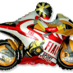 Μπαλόνι Φοιλ Σχήμα  Μοτοσικλέτα  /70 x 84 εκ - Ασυσκεύαστο