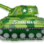 Μπαλόνι Φοιλ Σχήμα Τανκς Πράσινο / 65 x 80 εκ - Ασυσκεύαστο