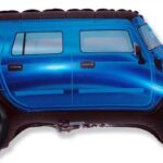 Μπαλόνι Φοιλ Σχήμα 4 x 4 Militar Μπλε / 48 x 85 εκ - Ασυσκεύαστο