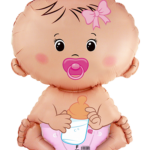 Μπαλόνι Φοιλ Σχήμα  Baby Pink Ασυσκεύαστο