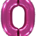 Μπαλόνι Φοιλ Σχήμα Φούξια Νούμερο 0 Ασυσκεύαστο