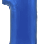 Μπαλόνι Φοιλ Σχήμα Μπλε Νούμερο 1 Ασυσκεύαστο