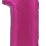 Μπαλόνι Φοιλ Σχήμα Φούξια Νούμερο 1 Ασυσκεύαστο