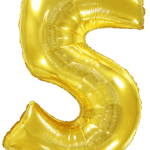 Μπαλόνι Φοιλ Σχήμα Χρυσό Νούμερο 5 Ασυσκεύαστο