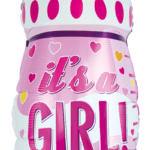 Μπαλόνι Φοιλ Μπιμπερό It's a Girl / 43 x 80 εκ - ασυσκεύαστο