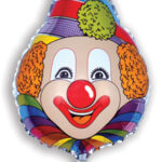 Μπαλόνι Φοιλ Μίνι Πιερότος / 14 για καλαμάκι κλόουν clown