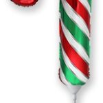 Φοιλ Μίνι Γλειφιτζούρι Κόκκινο Candy Swirl Red - Καραμέλα Κόκκινη