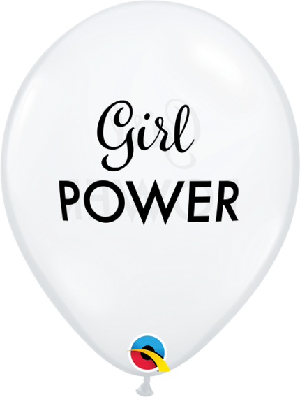 Μπαλόνια Λάτεξ 11 Girl Power Διάφανο Diamond Clear  / 25 τεμ