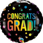 Μπαλόνι Φοιλ 18 Congrats Grad Ombre Dots /46 εκ