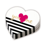 Χαρτοπετσέτες φαγητού Σχήμα Καρδιά 12τεμ