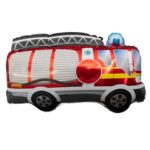 Μπαλόνι Φοιλ Σχήμα Πυροσβεστικό όχημα / 60 x 34 εκ - Fire Truck - Ασυσκεύαστο