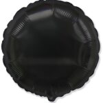 Μπαλόνι Φοιλ 18 Στρογγυλό - Μαύρο / 46 εκ ασυσκεύαστο