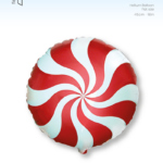 Μπαλόνι Φοιλ 18 Καραμέλα Κόκκινο/ 46 εκ - Συσκευασμένο