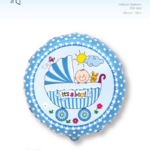 Μπαλόνι Φοιλ 18 Buggy Boy Blue  / 46 εκ Συσκευασμένο