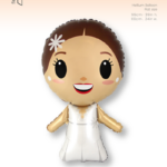 Μπαλόνι Φοιλ  Νύφη - Bride/WEDDING ​60 x 99 εκ. - Συσκευασμένο