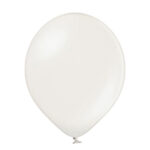 Μπαλόνια Λάτεξ 5 Μεταλλικό Λευκό / 100 τεμ