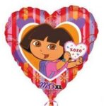 Μπαλόνι Φοιλ 32 Καρδιά Dora the Explorer / 81 εκ