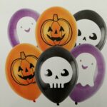 Μπαλόνια Λάτεξ 9 Halloween Friends / 6 τεμ - Φάντασμα