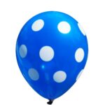 Μπαλόνια Pastel R100 Πουά Μπλε /25 τεμ