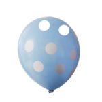 Μπαλόνια Pastel R100 Πουά Σιέλ /25 τεμ