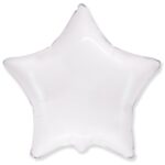 Μπαλόνι Φοιλ 18 Αστέρι /star  Λευκό 46 εκ