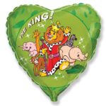 Μπαλόνι Φοιλ 18 Καρδιά  the King / 46 εκ