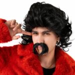 Αποκριάτικο Σετ - Περούκα και Μουστάκι