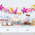 Γιρλάντα Φοιλ Birthday Pink 104 εκ / 2 τεμ