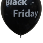 Μπαλ. Λατεξ 11'' Black Friday τυπ. λευκό μελάνι /25 τεμ