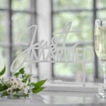 Διακοσμ. τραπεζιού Just Married /WEDDING
