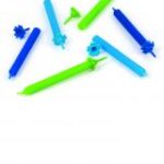 Κεριά Μπλε, Σιελ, Λαχανί με βάσεις /12 τεμ