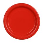 Χάρτινα Πιάτα γλυκού - Κόκκινα (6 τεμ)