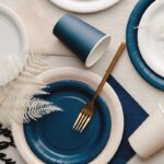 Χάρτινα Πιάτα γλυκού - Μπλε (6 τεμ) - Image 2