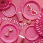 Χάρτινα Πιάτα γλυκού - Φούξια (6 τεμ) - Image 2