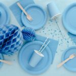 Χάρτινα Πιάτα φαγητού - Γαλάζια (6 τεμ) - Image 2