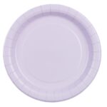 Χάρτινα Πιάτα φαγητού - Λιλά (6 τεμ)