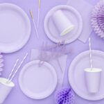 Χάρτινα Πιάτα φαγητού - Λιλά (6 τεμ) - Image 2