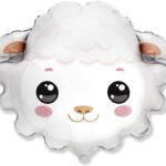 Μπαλόνι Φοιλ Σχήμα Κεφάλι Αρνάκι / 76 εκ