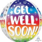 Μπαλόνι Φοιλ 16 Orbz Get Well Soon  / 30 x 40 εκ