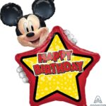 Μπαλόνι Φοιλ Σχήμα Mickey Mouse Happy Birthday / 63 x 76 εκ