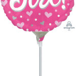 Μπαλόνι Φοιλ 9 It's a Girl  Hearts & Dots / 23εκ