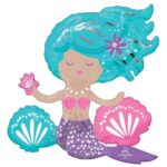 Μπαλόνι Φοιλ Balloon Sitting Mermaid / γοργόνα 45 x 43 εκ