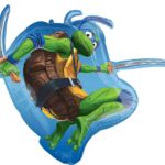 Μπαλόνι Φοιλ Δύο Όψεις  Ninja Turtles - Χελωνονιντζάκια / 81 x 71εκ